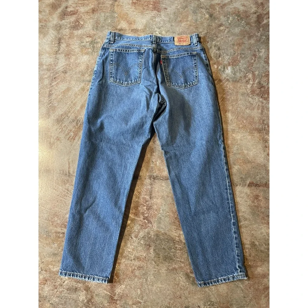 Vintage Levi's 550 Classic Relaxed Fit Tapered Leg Denim‎ Jeans Sz 16 MIS M*